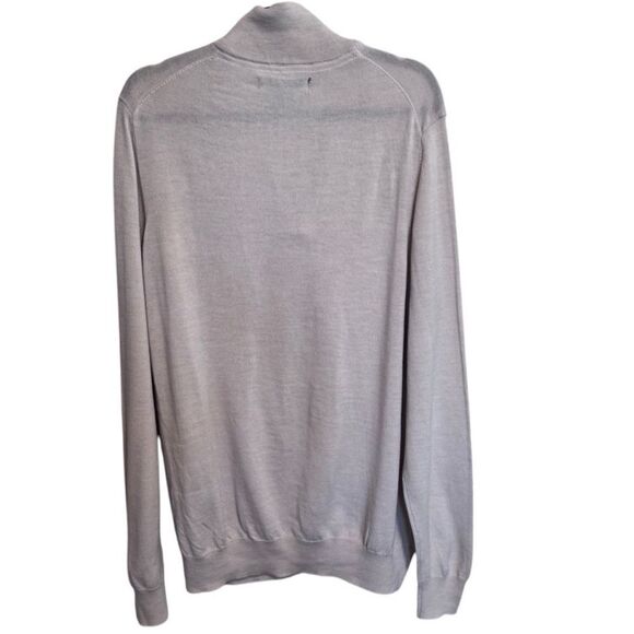 NWT-Christian LaCroix- Men’s 100% Merino Wool Quarter ¼ Zip Sweater Pullover, XL - Picture 5 of 10